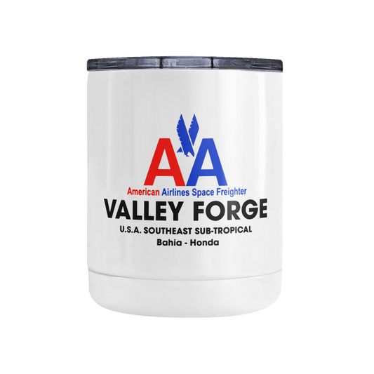 American Airlines Space Freighter "Valley Forge" - 10oz Low Ball Insulated Stainless Steel Travel Mug
