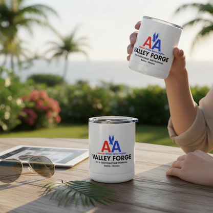 American Airlines Space Freighter "Valley Forge" - 10oz Low Ball Insulated Stainless Steel Travel Mug