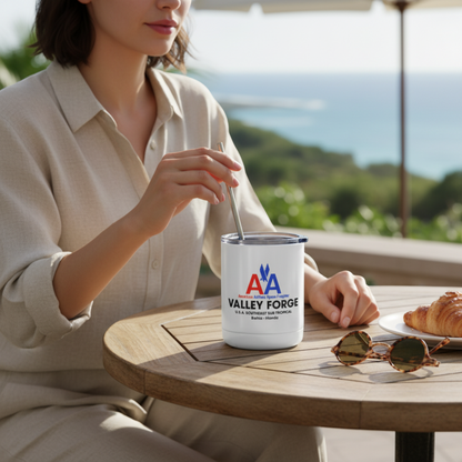American Airlines Space Freighter "Valley Forge" - 10oz Low Ball Insulated Stainless Steel Travel Mug