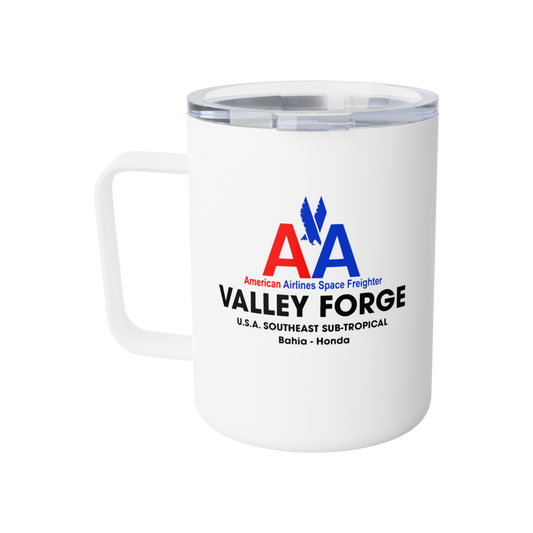 American Airlines Space Freighter "Valley Forge" - 10oz Insulated Stainless Steel Travel Mug