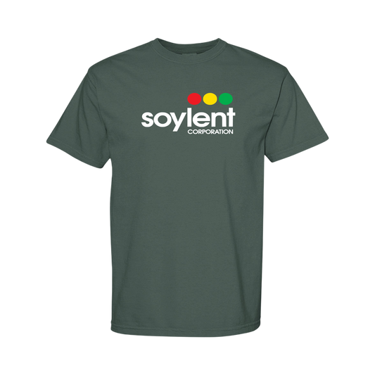 Soylent Corporation - Comfort Colors Shirt with Center Chest Graphic Design