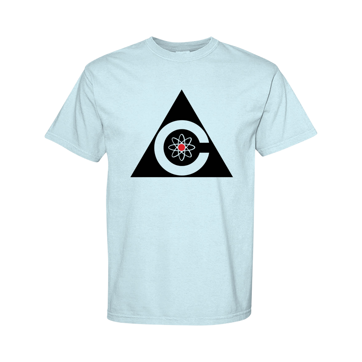 ndm:1132831 Chambray Colossus: The Forbin Project - Comfort Colors Shirt with Shirt Color Center Chest Graphic Design