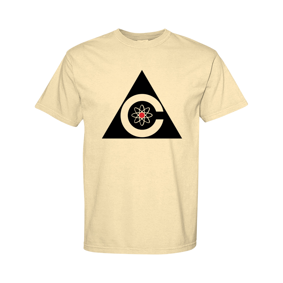 ndm:1132832 Butter Colossus: The Forbin Project - Comfort Colors Shirt with Shirt Color Center Chest Graphic Design