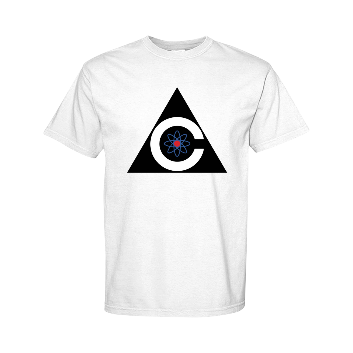 ndm:1133006 White Colossus: The Forbin Project - Comfort Colors Shirt with Center Chest Graphic Design
