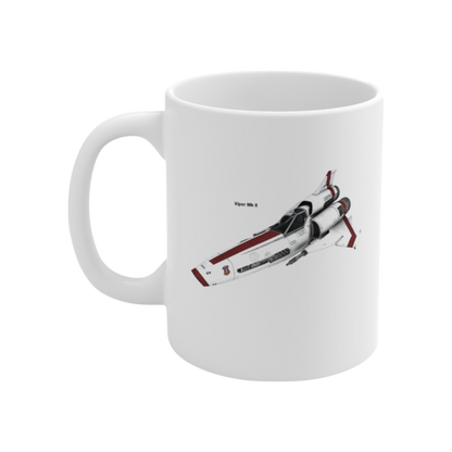 Battlestar Galactica Colonial Viper MK II - Ceramic Coffee Mug