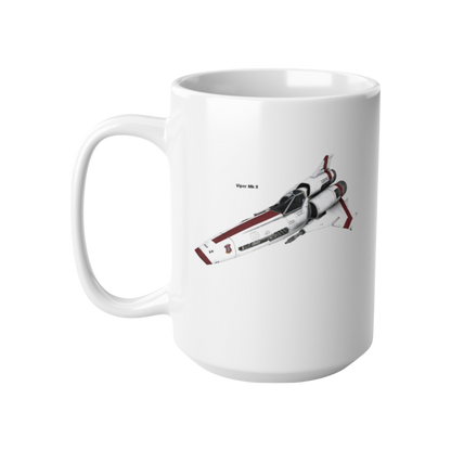 Battlestar Galactica Colonial Viper MK II - Ceramic Coffee Mug