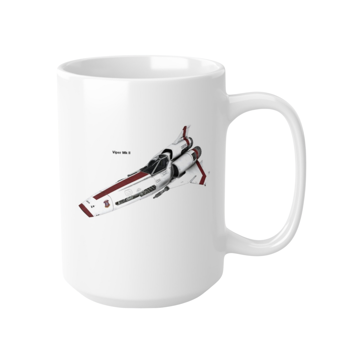Battlestar Galactica Colonial Viper MK II - Ceramic Coffee Mug
