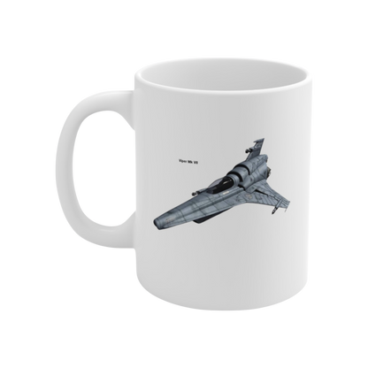 Battlestar Galactica Colonial Viper MK VII - Ceramic Coffee Mug