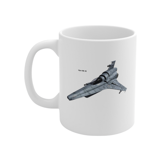 Battlestar Galactica Colonial Viper MK VII - Ceramic Coffee Mug
