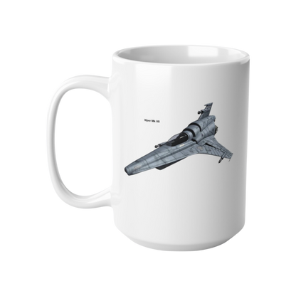 Battlestar Galactica Colonial Viper MK VII - Ceramic Coffee Mug